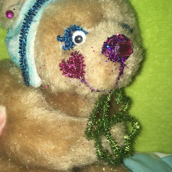 Bumble Bear Sparkly Handmade OOAK Angel Wish π - Picture 5 of 8